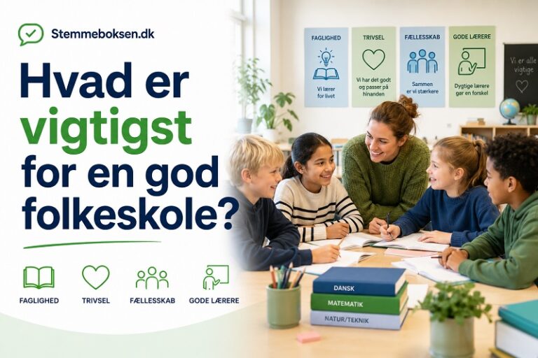 Hvad er vigtigst for en god folkeskole?
