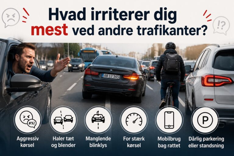 Hvad irriterer dig mest ved andre trafikanter?