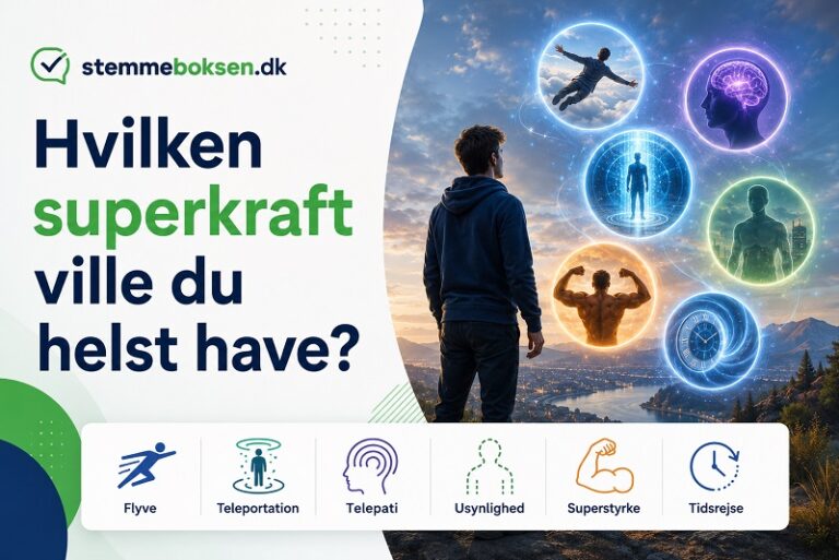 Hvilken superkraft ville du helst have?