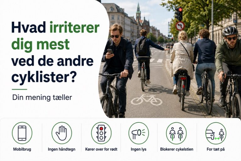 Hvad irriterer dig mest ved de andre cyklister?