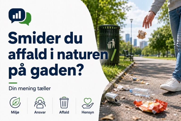 Smider du affald i naturen / p&aring; gaden?