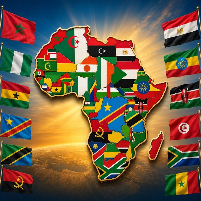 Hvilket afrikansk land tilh&oslash;rer dette flag?