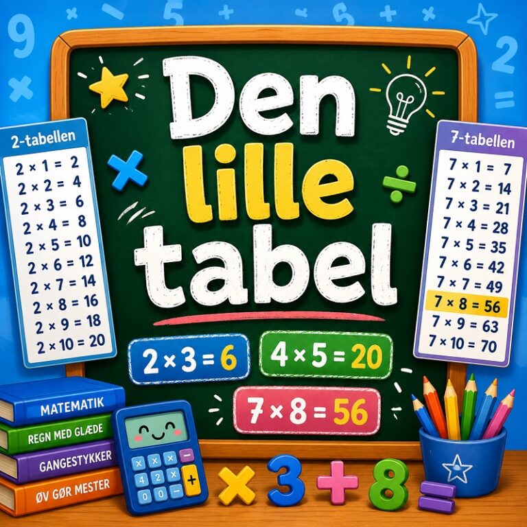 Den lille tabel