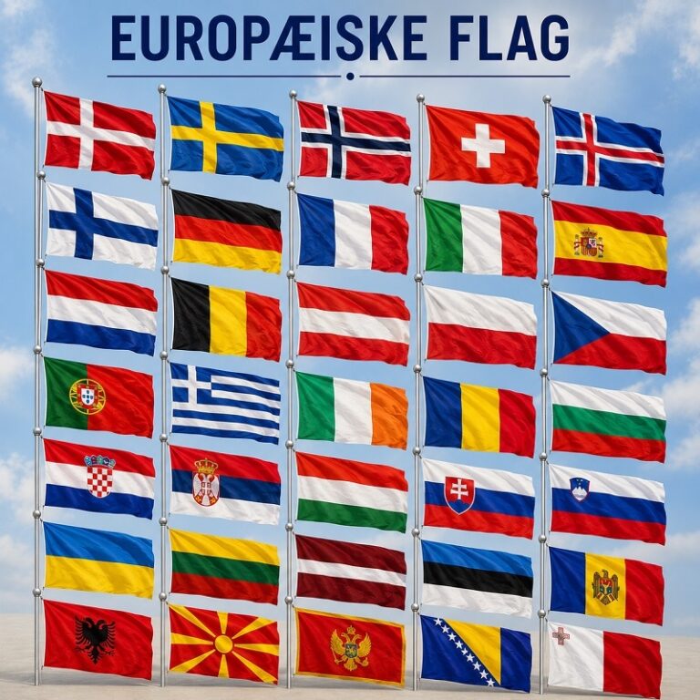 Hvilket europ&aelig;isk land tilh&oslash;rer dette flag?