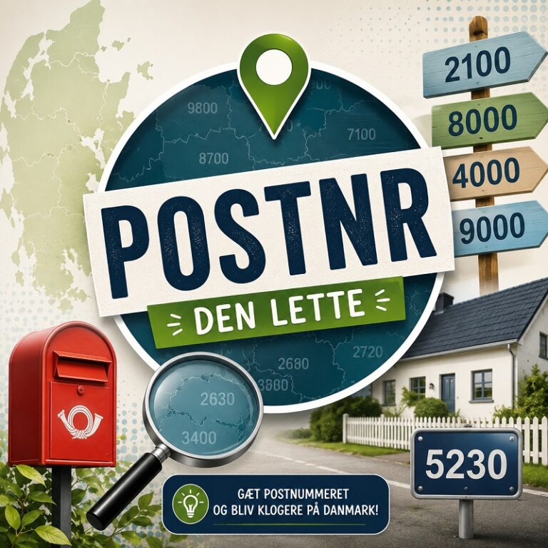 G&aelig;t et postnr &ndash; Den lette