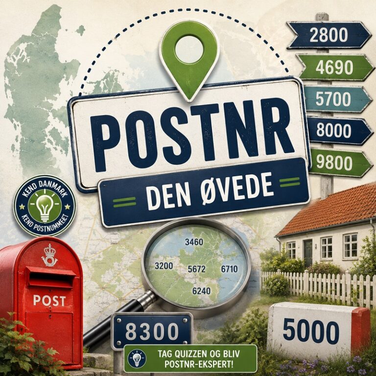 G&aelig;t et postnr &ndash; For de &oslash;vede