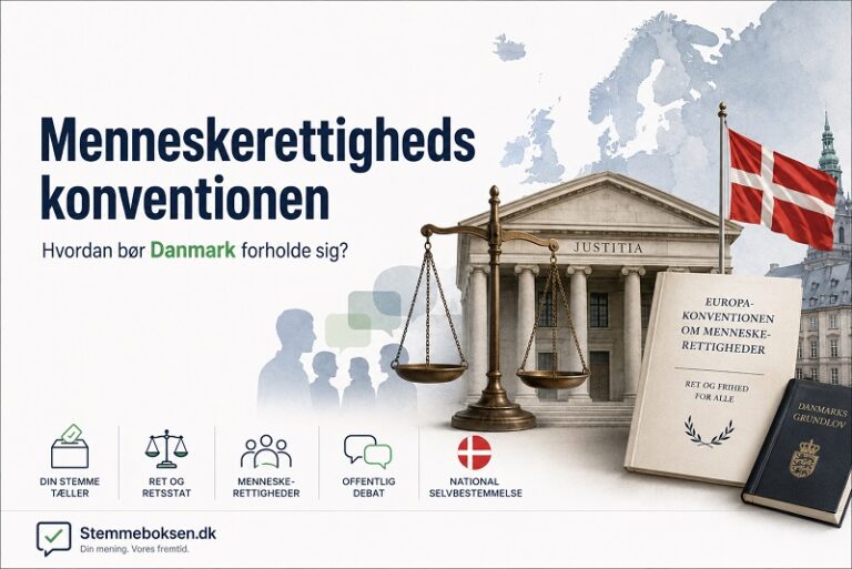 Hvordan bør Danmark forholde sig til Den Europæiske Menneskerettighedskonvention?