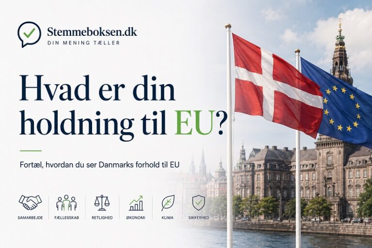 Hvad er din holdning til EU?