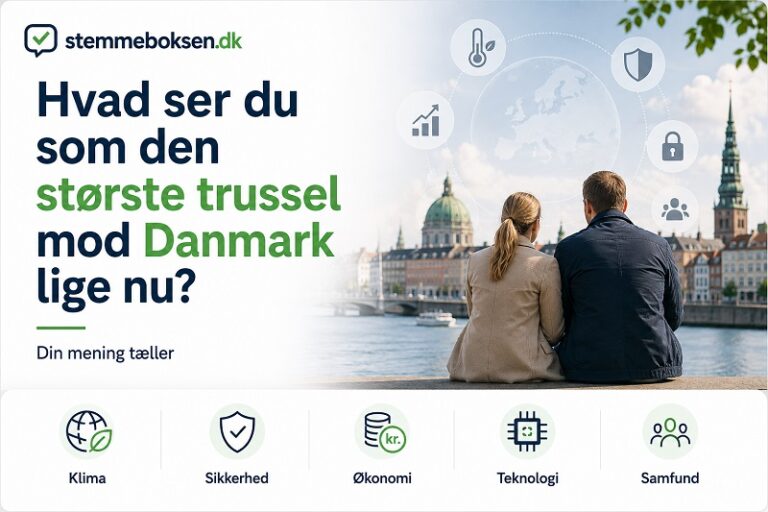 Hvad ser du som den største trussel mod Danmark lige nu?