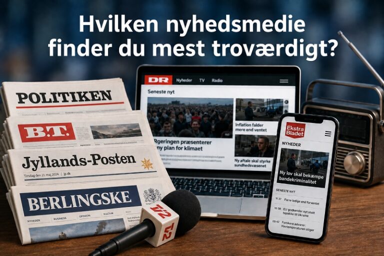Hvilket nyhedsmedie finder du mest troværdigt